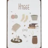 IB Laursen Metallschild Hygge mit Symbolen