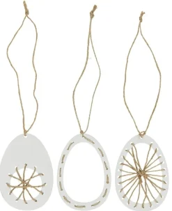 IB Laursen Osterei mit Schnur 3er Set
