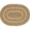 IB Laursen Ovale Seegras Türmatte mit Streifen