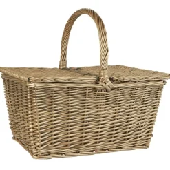 IB Laursen Picknickkorb mit Deckel und Henkel
