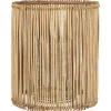 IB Laursen Runder Kerzenhalter Rattan