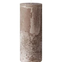 IB Laursen Rustikale Stumpenkerze mit Textur