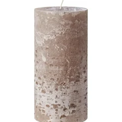 IB Laursen Rustikale Stumpenkerze mit Textur