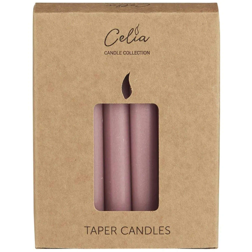 IB Laursen Schachtel mit 12 dünnen Kerzen