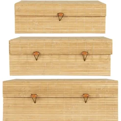 IB Laursen Schachteln aus Bambus 3er