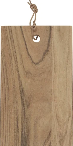 IB Laursen Schneidebrett aus Akazienholz und mit Lederschnur