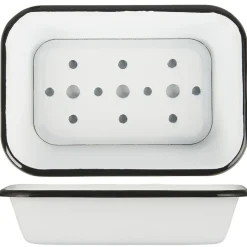 IB Laursen Seifenschale aus Emaille 2 tlg.