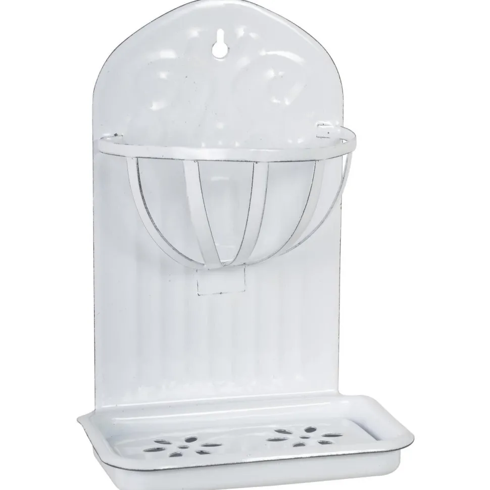 IB Laursen Seifenschale mit Korb Emaille