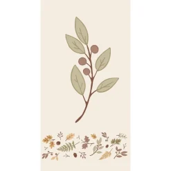 IB Laursen Serviette mit Blattsilhouette 16 Stck