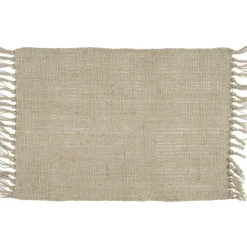 IB Laursen Setzgedeck Tisch Unterlage mit Fransen Jute