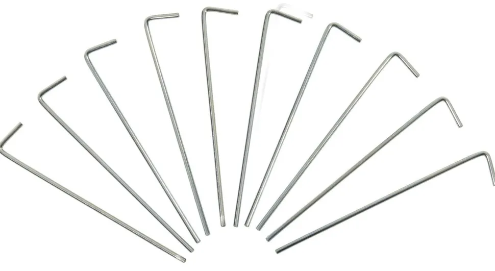 IB Laursen Sonnensegel mit Fransen und Holzstangen