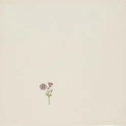 IB Laursen Stoffserviette Flora mit aufgestickten Blumen