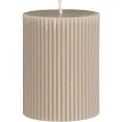 IB Laursen Stumpenkerze gerillt