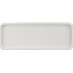 IB Laursen Tablett aus Emaille weiß mit weißer Kante
