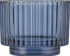 IB Laursen Teelichtglas gerillt Valencia Narrow