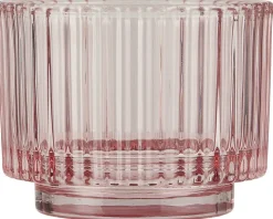 IB Laursen Teelichtglas gerillt Valencia Narrow