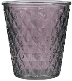 IB Laursen Teelichthalter Karomuster farbig