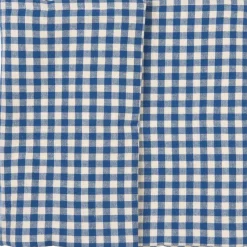 IB Laursen Tischdecke Lucas länglich dunkelblau kariert