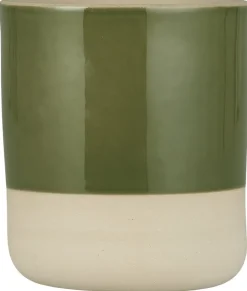 IB Laursen Topf mit beiger Kante unten