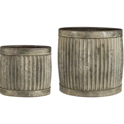 IB Laursen Topfsatz mit Rillen 2er Urban Garden