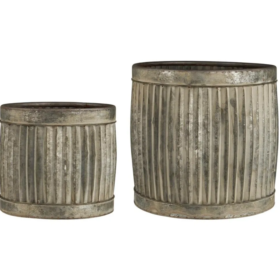 IB Laursen Topfsatz mit Rillen 2er Urban Garden