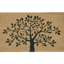 IB Laursen Türmatte Fußmatte mit Baum Motiv, Kokos