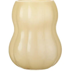 IB Laursen Vase mit Rillen Veneto durchgefärbtes Glas