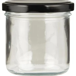 IB Laursen Vorratsglas mit schwarzem Schraubdeckel