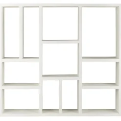 IB Laursen Wandregal mit Fächern UNIKA, weiß