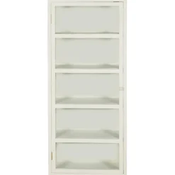 IB Laursen Wandschrank Gilleleje mit 5 Ablagen und 3 Glasseiten