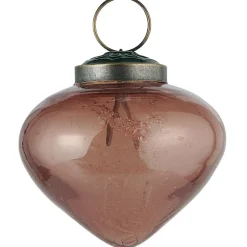 Ib Laursen Weihnachtskugel bubbled Glas zwiebelförmig