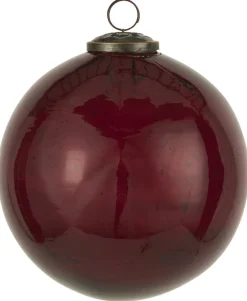 IB Laursen Weihnachtskugel Glas pebbled