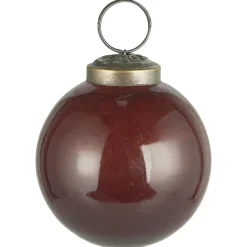 IB Laursen Weihnachtskugel Glas pebbled