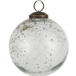 IB Laursen Weihnachtskugel Glas pebbled