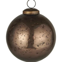 IB Laursen Weihnachtskugel Glas pebbled