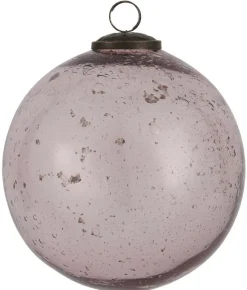 IB Laursen Weihnachtskugel Glas pebbled