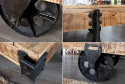 Invicta Couchtisch Railway Mango