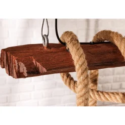 Invicta Pendelleuchte Seven Seas, recyceltes Akazienholz