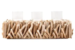 Invicta Windlicht Fossil Treibholz