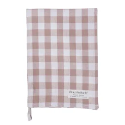 Krasilnikoff Geschirrhandtuch groß kariert aus Baumwolle