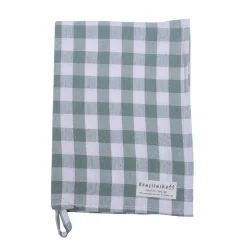 Krasilnikoff Geschirrhandtuch groß kariert aus Baumwolle