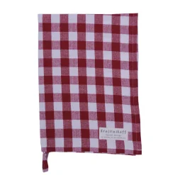 Krasilnikoff Geschirrhandtuch groß kariert aus Baumwolle