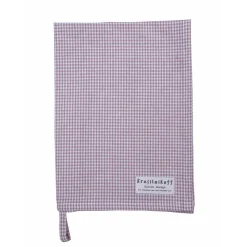 Krasilnikoff Geschirrhandtuch kleinkariert aus Baumwolle