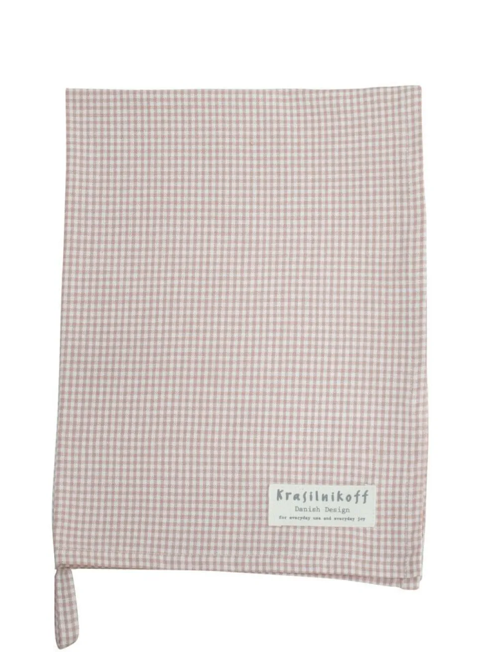 Krasilnikoff Geschirrhandtuch kleinkariert aus Baumwolle