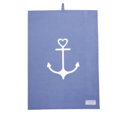 Krasilnikoff Geschirrhandtuch Anchor mit Anker Motiv