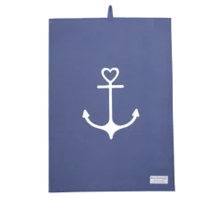 Krasilnikoff Geschirrhandtuch Anchor mit Anker Motiv
