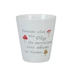 Krasilnikoff Happy Mug Becher, Freunde sind wie Pilze
