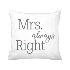 Krasilnikoff Kissenbezug Mrs. Always Right