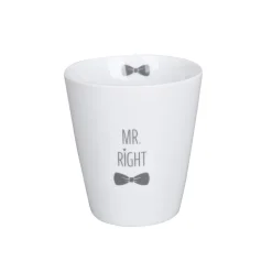 Krasilnikoff Porzellanbecher Happy Mug Mr Right