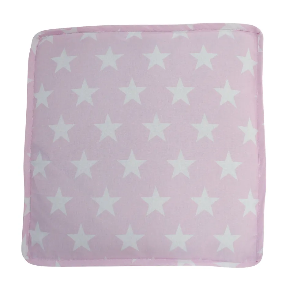 Krasilnikoff Sitzkissen Bezug Pink with Stars